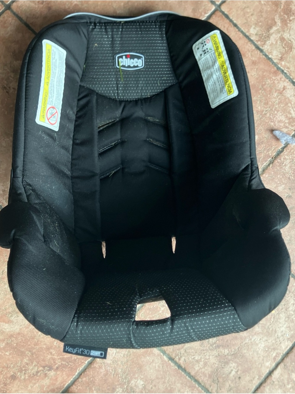 Chicco Keyfit 30 zip Baby Infant Car Seat Cushion Cover